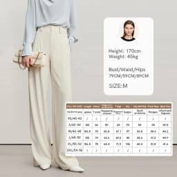 Amii Wide Pants 2026 Autumn New Commuter Absorption Breathable Women's Pants Solid Color Simple Casual Woman Trousers12611011
