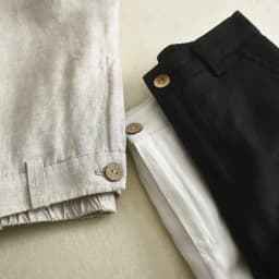 Women's Cotton Linen Straight Trousers Elastic High Waist Wild Wide Leg Pants Female Spring Summer Solid Color Loose Linen Pants