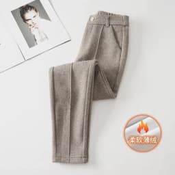 Autumn Women's Woolen Pants 2026 New High Waist Elastic Velvet Thicke Casual Harem Pants Winter Outer Wear Warm Women Trousers