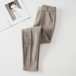 Autumn Women's Woolen Pants 2026 New High Waist Elastic Velvet Thicke Casual Harem Pants Winter Outer Wear Warm Women Trousers