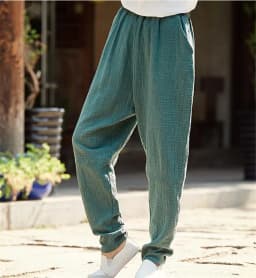Plus Size Cotton Linen Harem Pants Women Summer Elastic Waist Candy Colors Hip Hop Trousers Autumn Vintage Pants 5XL 6XL