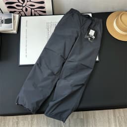 Outdoor Thickened Fleece Lined Workwear Straight Leg Ski Pants Waterproof Warm Umbrella Soldier Trousers for Couples