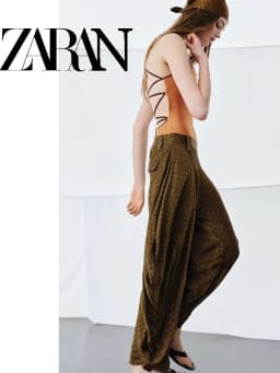 Spring 2026 New Fashionable Women's Printed Pleated Pants Trendy Casual Wide Leg Pants Geometric Pattern Natural Waist Polyester