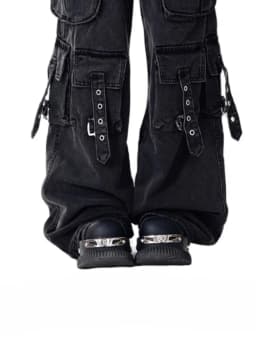 2026 Y2k Aesthetic Women Black Jeans High Waist Vintage Straight Baggy Harajuku Denim Pants Streetwear Grunge Wide Leg Trouser