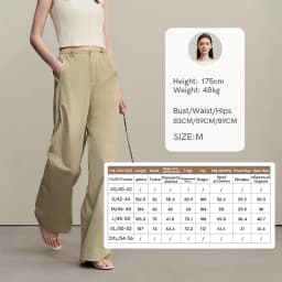 Amii Women's Pants 2026 Summer New Textured Loose Wide Leg Trousers Elastic Waist Casual Versatile Pants For Women 12622110