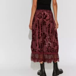 Womens Y2k Long Bloomer Pants Sheer Floral Lace Trim Wide Leg Pettipants Cute Ruffle Capri Pants Pj Bottoms