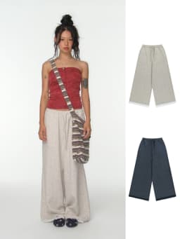 Comfortable Korean Style Summer Long Pants Wide Leg Casual Loose Fit High Waist Straight Tube Trousers Versatile Slimming Effect