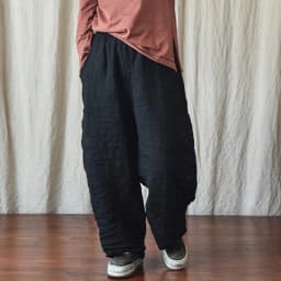 100% Linen Women Casual Trouses New Arrival 2025 Spring Vintage Style Plain Color Loose Female Cotton Linen Harem Pants M733