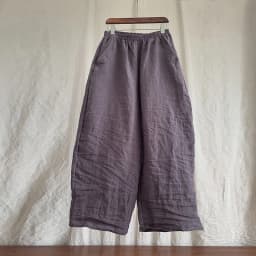 100% Linen Women Casual Trouses New Arrival 2025 Spring Vintage Style Plain Color Loose Female Cotton Linen Harem Pants M733