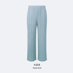 Qingbei High Waist Pleated Long Pants Women's Loose Thin Style Casual Trousers Spring Summer Autumn Cool Breezy Wide Leg