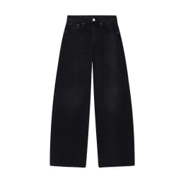 High Waist Wide Leg Jeans Women's Fashion Versatile Design Spring New Style Casual Pants High Waist Polyester Fiber
