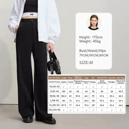 Amii Cotton Pants For Woman 2026 Autumn New Adjustable Rubber Band Waist Casual Pants Long Wide Leg Knit Women Trousers 12641040