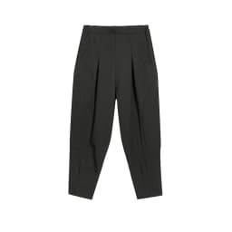 Pleated Loose Harem Pants Women New 2025 Autumn spring  Elastic Waist Black Pocket Fashion All Match Casual womenTrousers