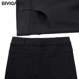 BIVIGAOS Women's Autumn New Zipper Button Pencil Pants Korean Black Leggings Ladies Elastic Skinny Slim Trousers Women