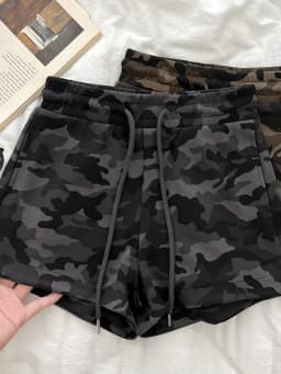 American Style Retro Camouflage Workwear Casual Pants Women's Loose Wide Leg Pants Spring Summer New Design Small Size