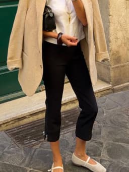 HH Minimalist Womens Slim Zip High Waist Pencil Pants Workwear Business Solid Trousers High Street Casual Office Lady Chic Pant