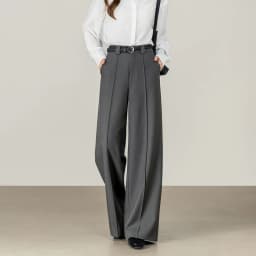 SENTUBILA Women's Straight Leg Pants Autumn 2026 High Waist Commuter 3D Mid-Stitch Detail Comfortable Casual Trousers 153K87890