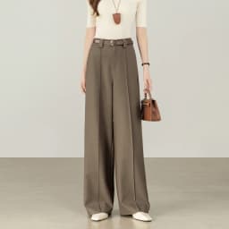 SENTUBILA Women's Straight Leg Pants Autumn 2026 High Waist Commuter 3D Mid-Stitch Detail Comfortable Casual Trousers 153K87890