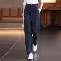 New Wide-Leg Overalls Pants Women Korean Spring Autumn  High Waist Loose All-Match Casual Narrow Straight Pants Female Trousers