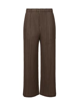 Miyake Pleated Straight Pants Women Causal Comfortable Trousers