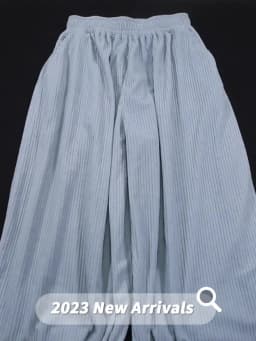 Weird Puss Y2K Casual Wide-Leg Pants Women Autumn Loose Simple Basic Pocket High Waist Trousers Corduroy Streetwear Long Bottoms