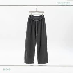 ZODF Retro Women Washed 370gsm Straight Pants Vintage Girls Female Loose Double Waist Wide Leg Cotton Trousers HY1150
