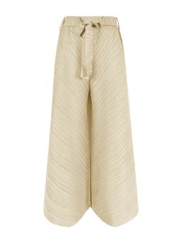 Miyake Pleated Wide Leg Loose Pants Stitching Casual Big Trousers Women Summer Dubai Designer Fashion Belt Aesthetic Clothes