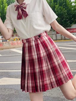 ZOKI Plaid Women Pleated Skirt Bow Knot Summer High Waist Preppy Girls Dance Mini Skirt Cute A Line Harajuku Sexy Japan Faldas
