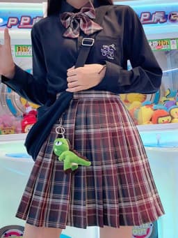 ZOKI Plaid Women Pleated Skirt Bow Knot Summer High Waist Preppy Girls Dance Mini Skirt Cute A Line Harajuku Sexy Japan Faldas