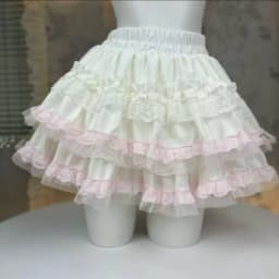 Lolita Style Princess Vintage Cake Skirt Sweet Kawaii Women Cute Lace Ruffles Party Mini Skirts Harajuku Y2k Faldas Mujer