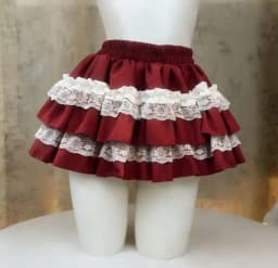 Lolita Style Princess Vintage Cake Skirt Sweet Kawaii Women Cute Lace Ruffles Party Mini Skirts Harajuku Y2k Faldas Mujer