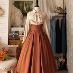 Lolita 2025 new Lolita women's Y2K half skirt elegant CLA slim fit classical simple long skirt versatile