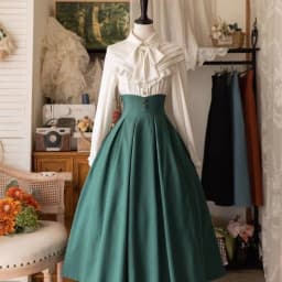 Lolita 2025 new Lolita women's Y2K half skirt elegant CLA slim fit classical simple long skirt versatile