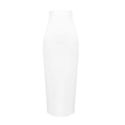 Wholesale Women's Elastic Candy Color Bandage Skirt Bodycon Midi Calf Pencil Skirt For Elegant Ladies Formal Business Skirts