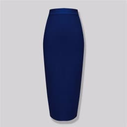 Wholesale Women's Elastic Candy Color Bandage Skirt Bodycon Midi Calf Pencil Skirt For Elegant Ladies Formal Business Skirts