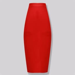 Wholesale Women's Elastic Candy Color Bandage Skirt Bodycon Midi Calf Pencil Skirt For Elegant Ladies Formal Business Skirts