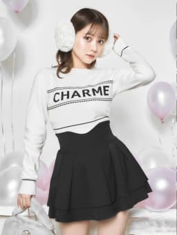 Handmade Black Arc Waistline Slimming Short Skirt High Waist A-Line Polyester Fiber Daily Wear Japanese Style Student Girl