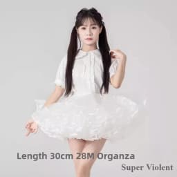 MAGOGO Lolita Super Stuffed Petticoat Boneless Violent Skirt Support Soft Yarn Short Duck Butt Korea Japan New Tutu Tulle Skirts