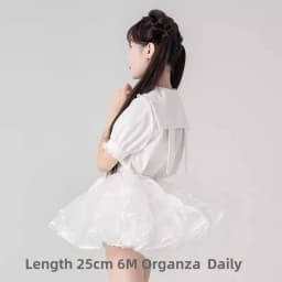MAGOGO Lolita Super Stuffed Petticoat Boneless Violent Skirt Support Soft Yarn Short Duck Butt Korea Japan New Tutu Tulle Skirts