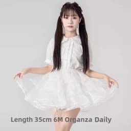 MAGOGO Lolita Super Stuffed Petticoat Boneless Violent Skirt Support Soft Yarn Short Duck Butt Korea Japan New Tutu Tulle Skirts