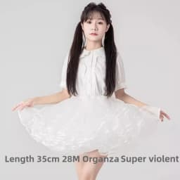 MAGOGO Lolita Super Stuffed Petticoat Boneless Violent Skirt Support Soft Yarn Short Duck Butt Korea Japan New Tutu Tulle Skirts