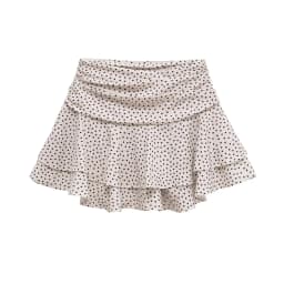 ETJ 2025 Women's Summer New sexy Fashion Hot Girl Style Flouncy Stacked Decoration Mid-Waist Short Skirt Pants
