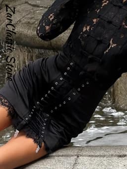 Sexy Women's Skirt With Lace Summer Satin Solid Slim Y2k Mini Skirts Lady New Fashion Street Evening Party Beachwear 2026
