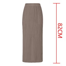 Miyake Pleated Women Skirt Korean Fashion Stretch Classic Lake Blue A-line Skirt Straight Long Skirts Causal Style In Stock