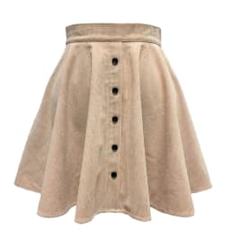 New Arrival Autumn Winter Corduroy Skirt Women Fashion High Waist Single Breasting Streetwear Casual A-line Skirts 2025