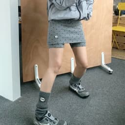 Grey Polka-Dot Sports Short Skirt Women Summer 2025 High Waist A Line Shorts Skirts Woman Streetwear Y2K Mini Skirt Female