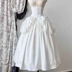 High Waist A-line Skirts for Women's 2025 Faldas Mujer De Moda Lolita Style Japanese Sweet Saia Patchwork Lace Big Swing Skirt