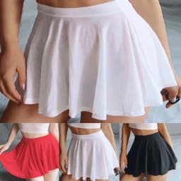 Women Sexy Pleated Transparent A-Line High Rise Costume Skirt Lingerie Sheer Skirts Casual Simple Fashion Ladies Mini Skirt