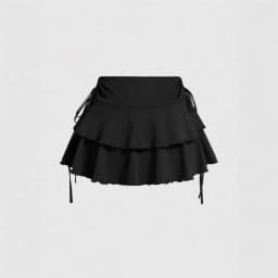 2025 New Solid Color Skirt Women Summer Fashion Outdoor Versatile High Waist Slim Fit Elastic Waist Short Skirt Goods In Stock