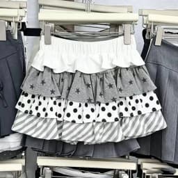 Japanese Y2k Cute Ruffled Plaid Skirt Punk Rock Subculture Cake Skirts Japanese Preppy Style Casual New 2026 Women Skirts